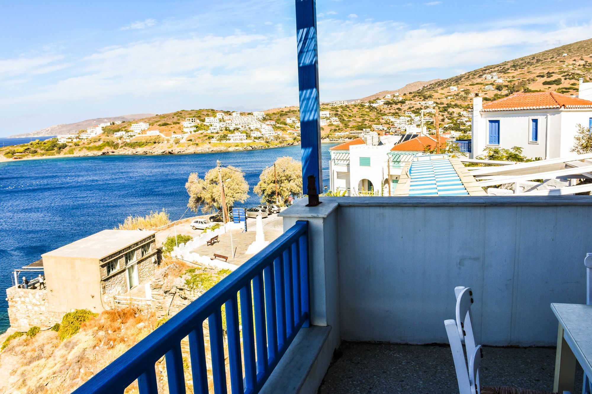 Aegean Sea View Villa Batsi Exterior photo