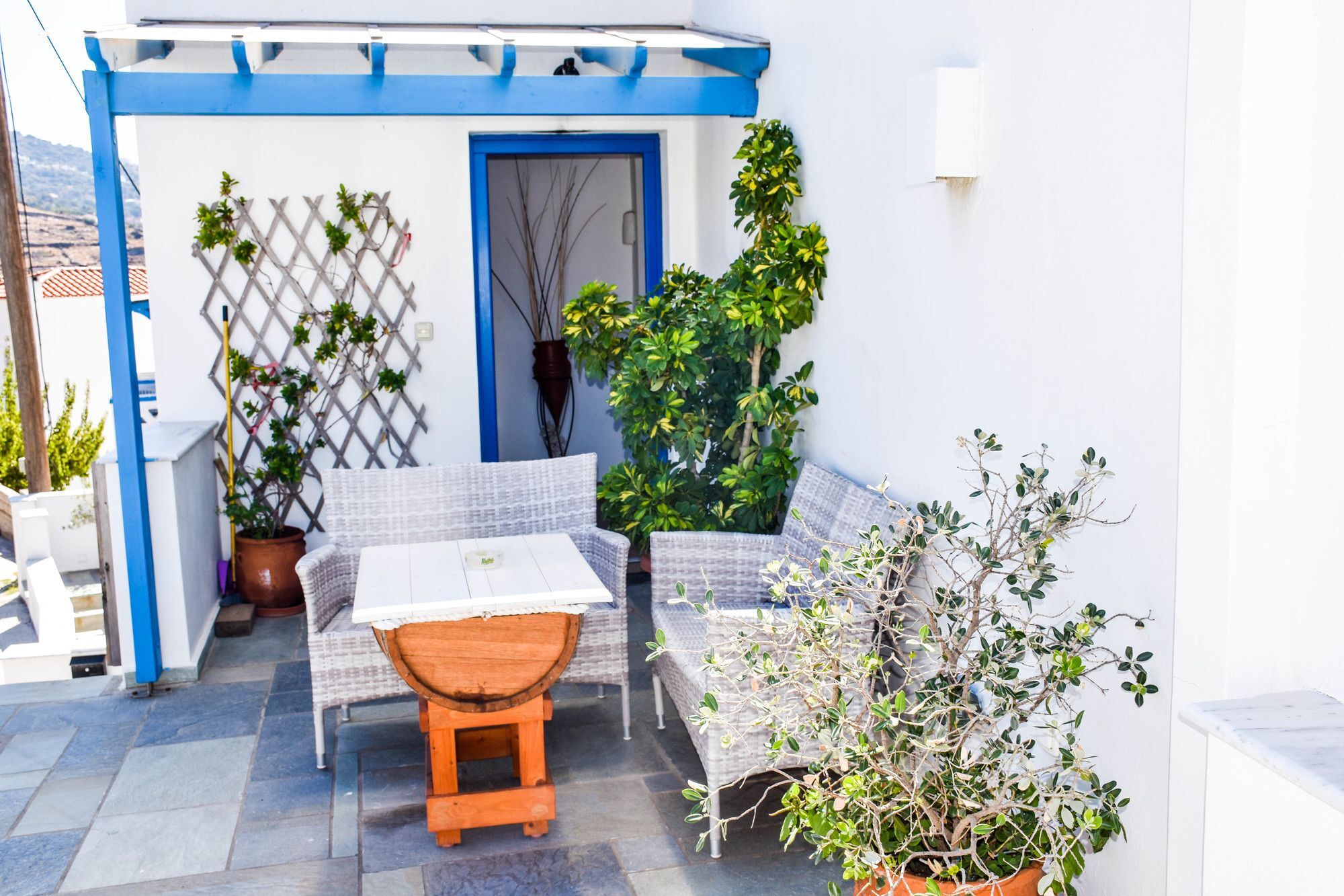 Aegean Sea View Villa Batsi Exterior photo