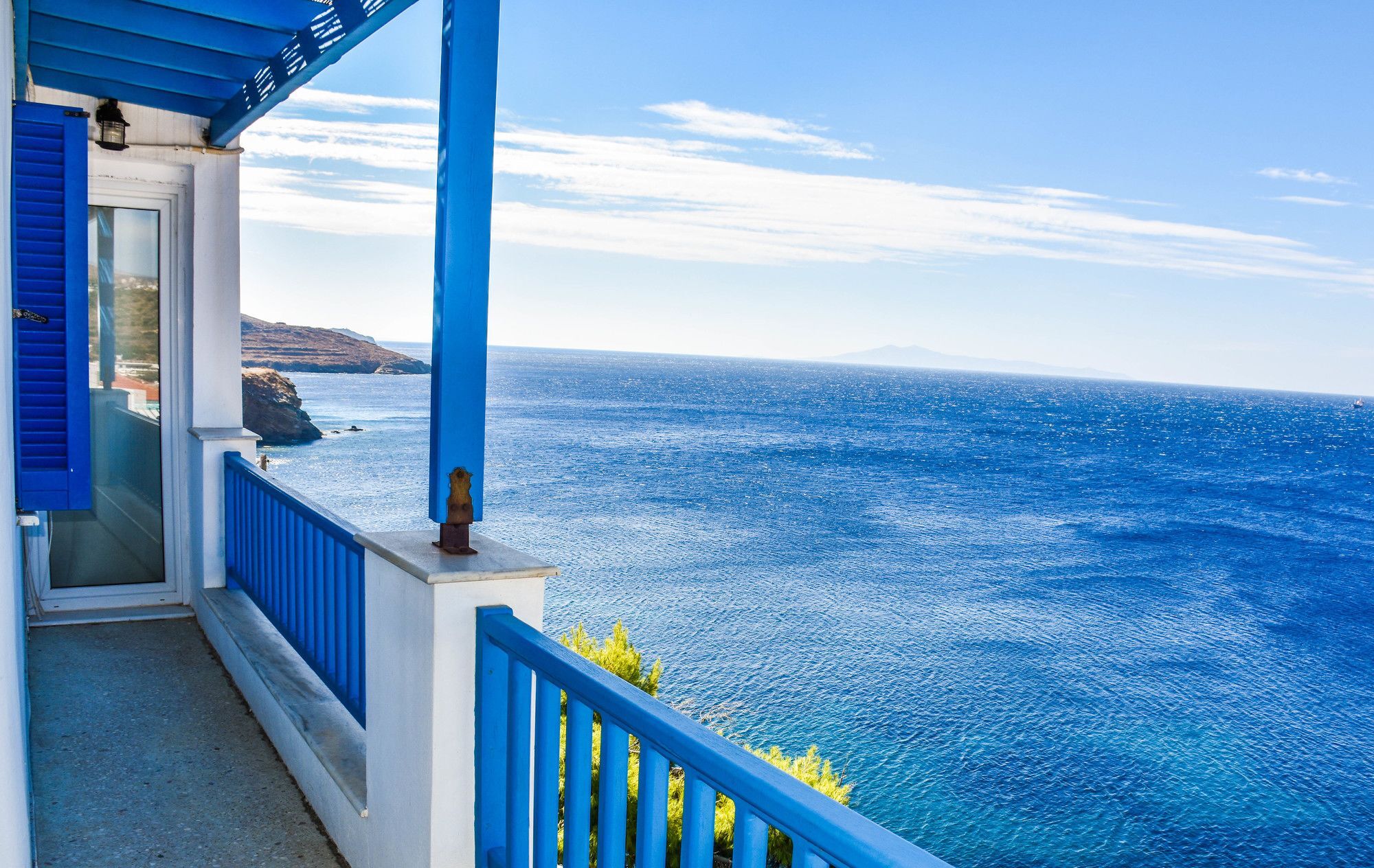Aegean Sea View Villa Batsi Exterior photo